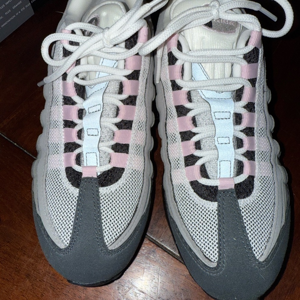 Nike Air Max Women's Sneakers in Pink, Gray, and White